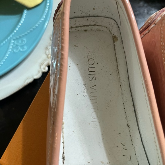 Louis Vuitton Flat Driving Shoes Patent Pink Leather - Picture 5 of 8